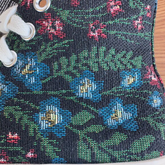 ⭐Converse Chuck 70 Hi Floral Tapestry Sz 7.5 Women's Shoes Sneaker Black A11990C - Picture 9 of 12